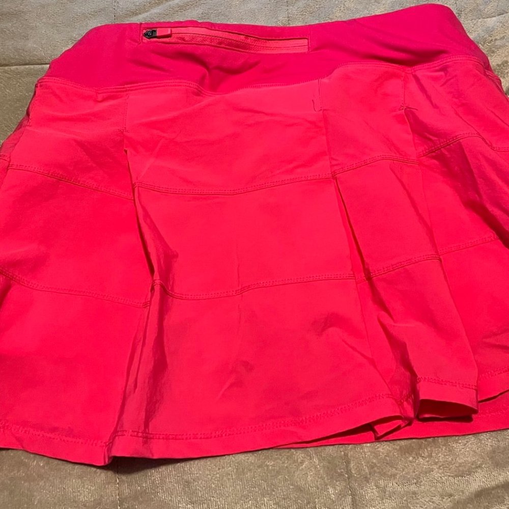 Halara pink tennis skirt